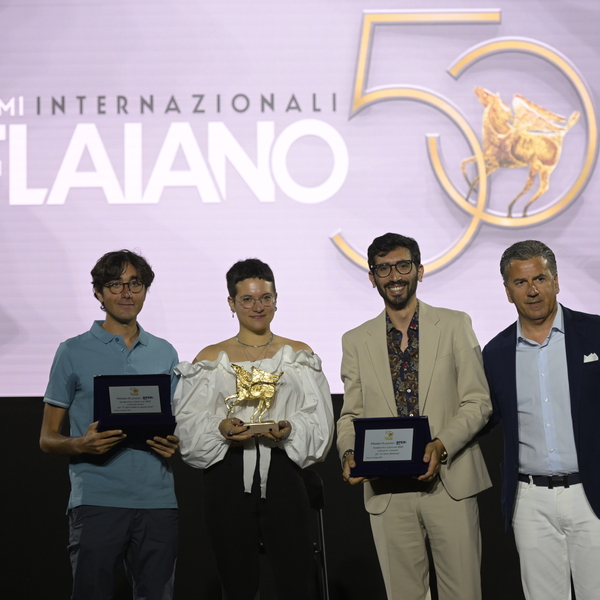 Edoardo Pisani, Beatrice Salvioni E Nicola H- Cosentino Con Giuseppe Marco Litta - 50 Premi Internazionali Flaiano